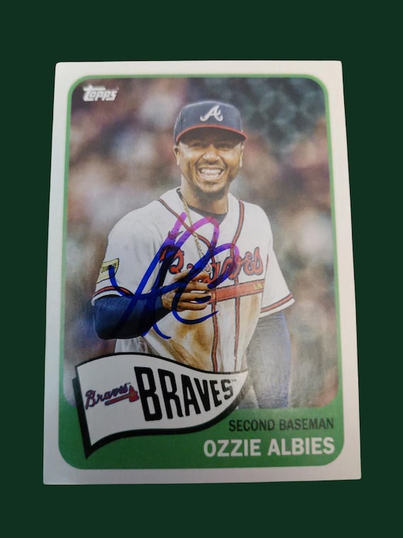 Ozzie Albies autographed card - Etsy 日本