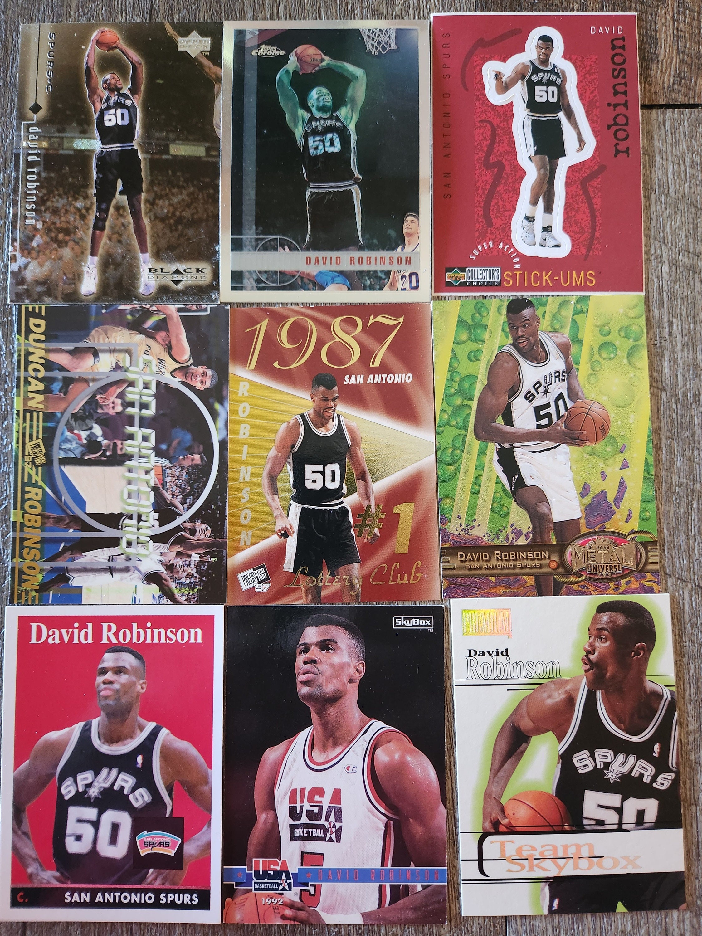 1990-91 NBA Hoops David Robinson All-Star West #24 San Antonio Spurs – ARD  Sports Memorabilia
