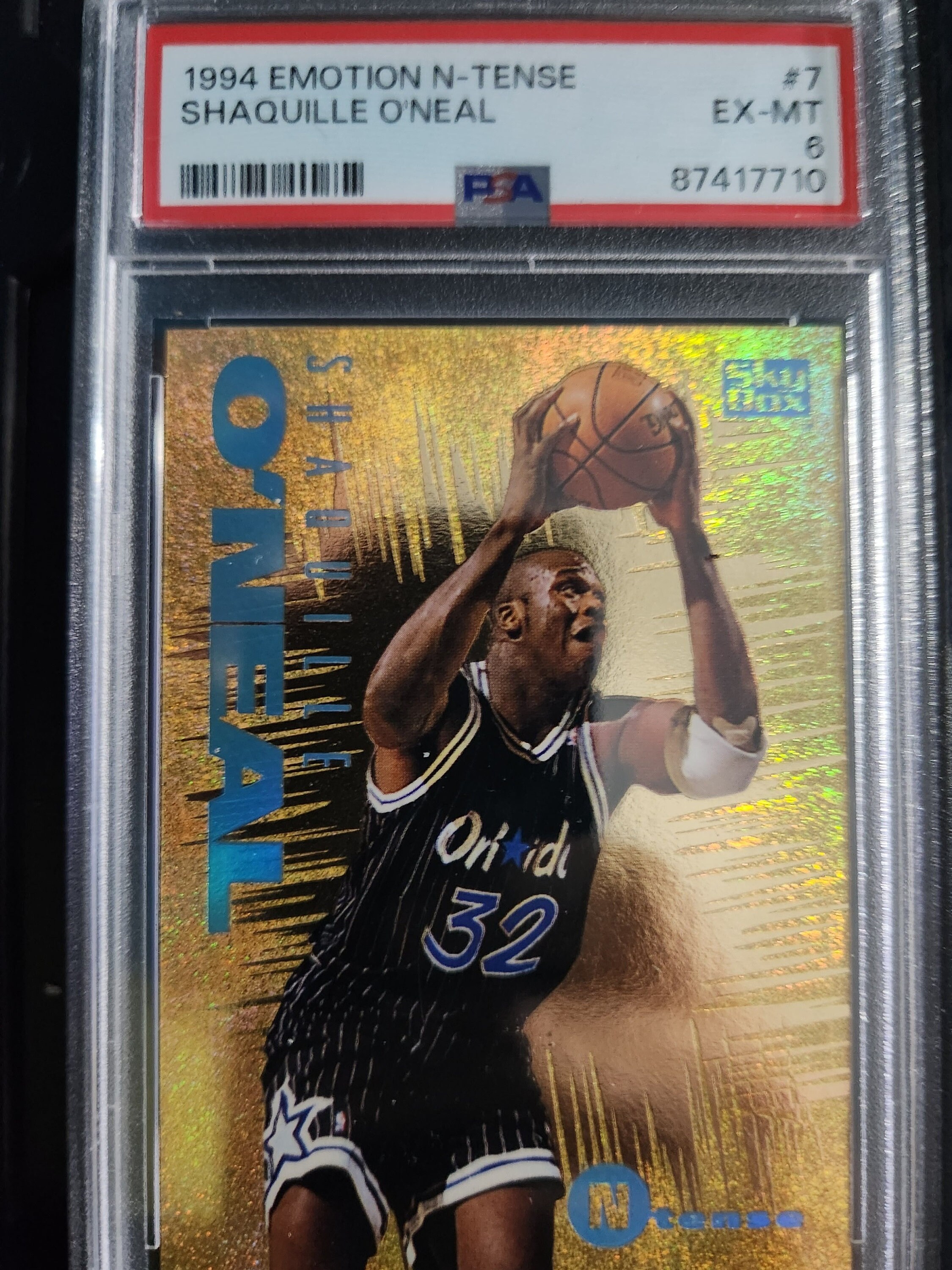 Shaquille O'neal Emotion N-tense Psa 6 - Etsy