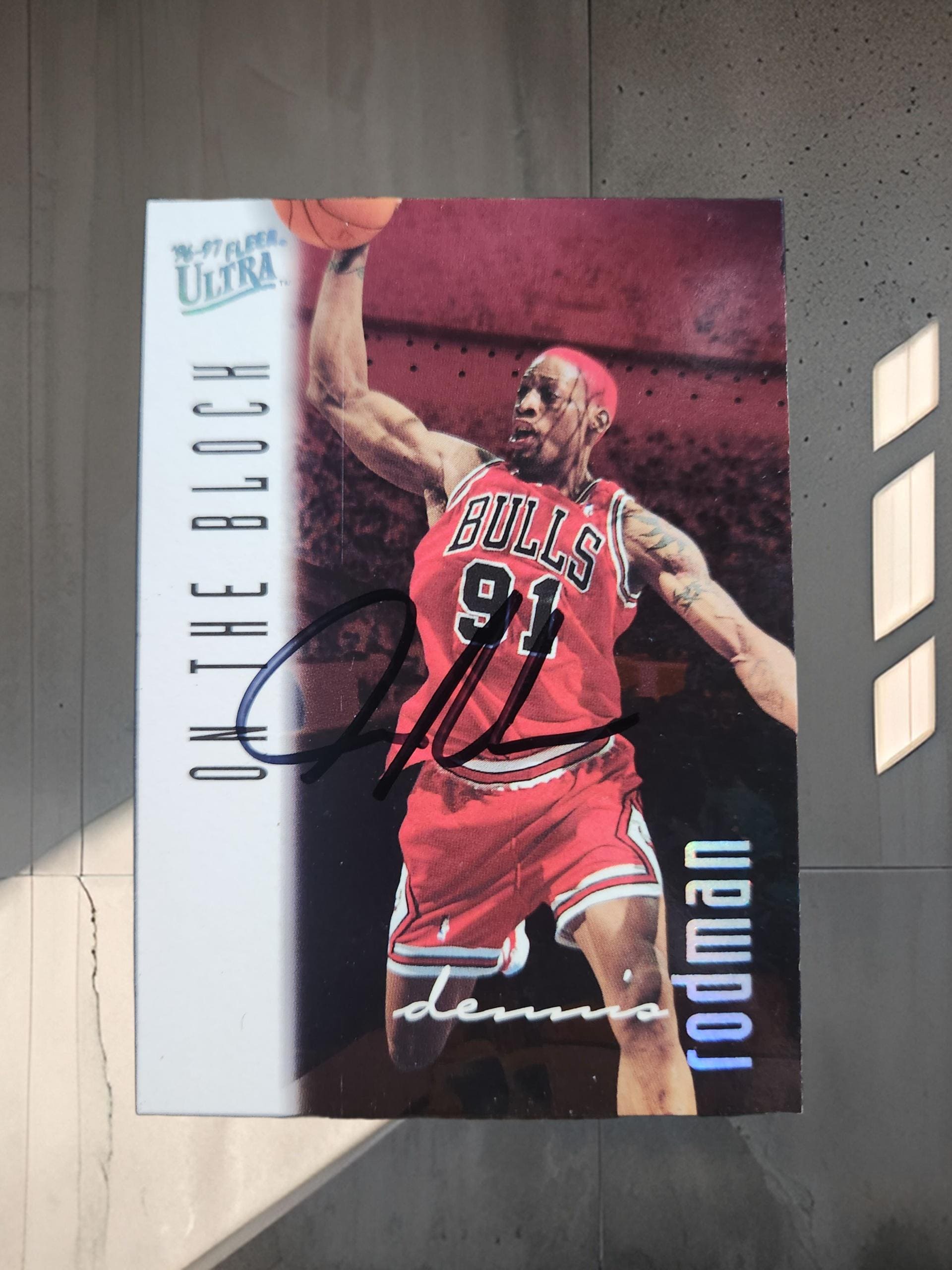 デニス・ロッドマンのサイン入りカード - Etsy 日本