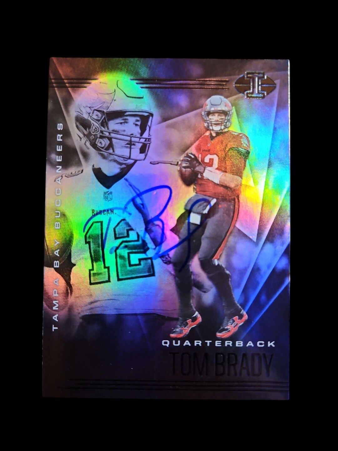 TOM BRADY signed autographed photo celebrate COA Hologram