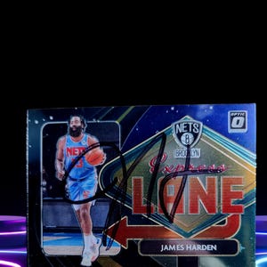 James Harden autographed card