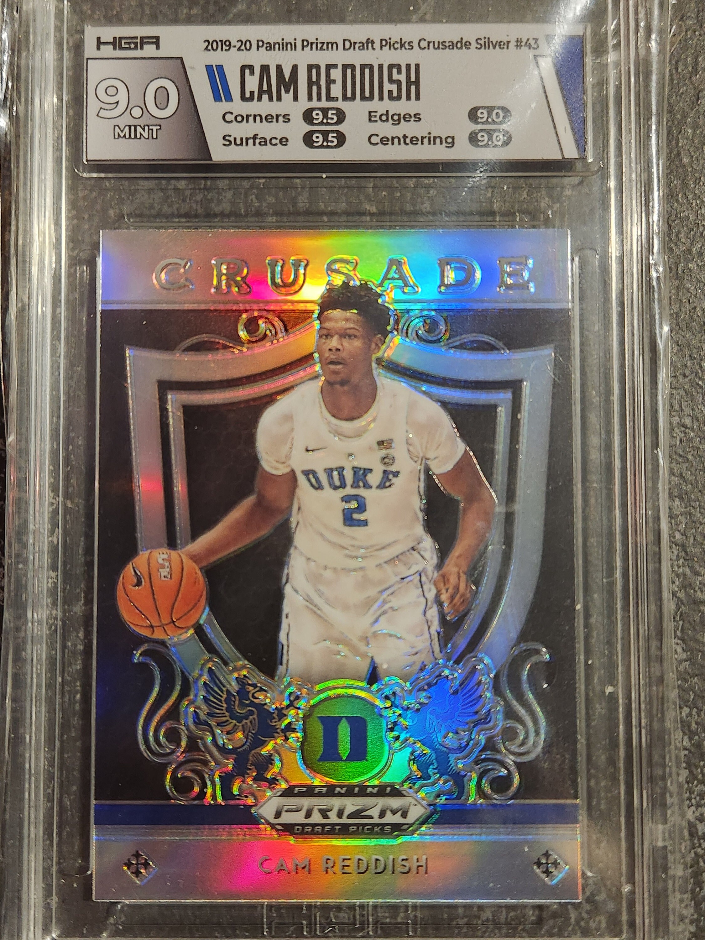 2019 Cam Reddish Select White Prizm NBA