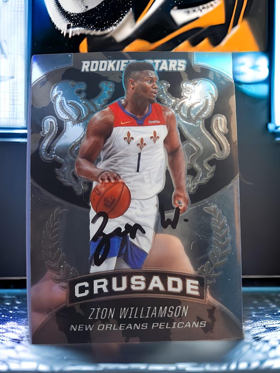 ZION WILLIAMSON ザイオン  ウィリアムソン 直筆サインカード ザイオン・ウィリアムソンの直筆サインカード - Etsy 日本