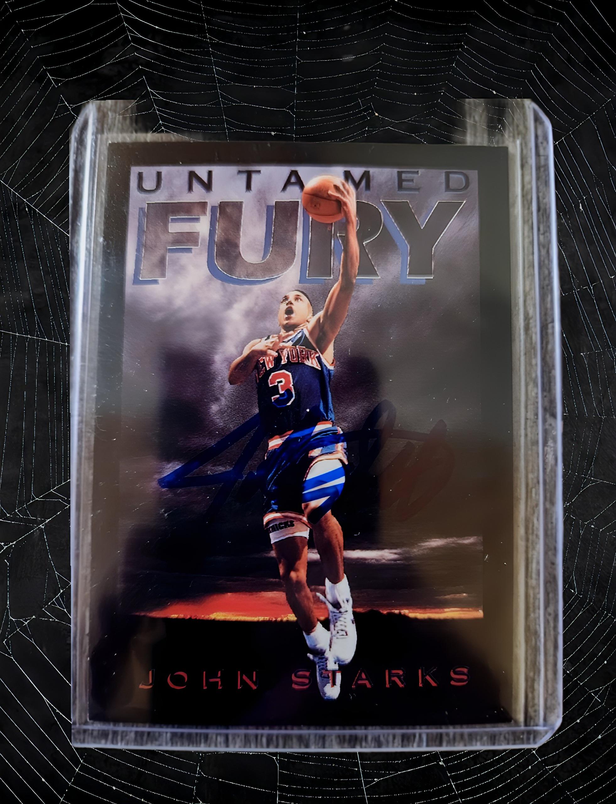 John Starks Untamed Fury Autographed Card - Etsy
