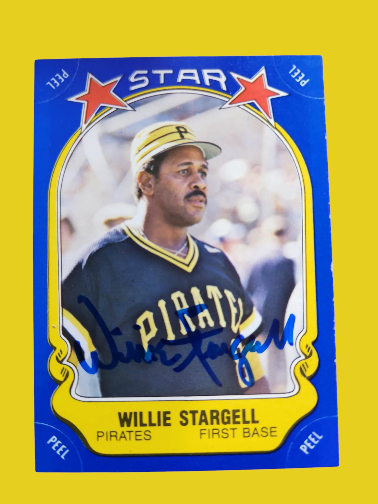 Willie stargell autographed card - Etsy 日本 Willie stargell autographed card - Etsy 日本