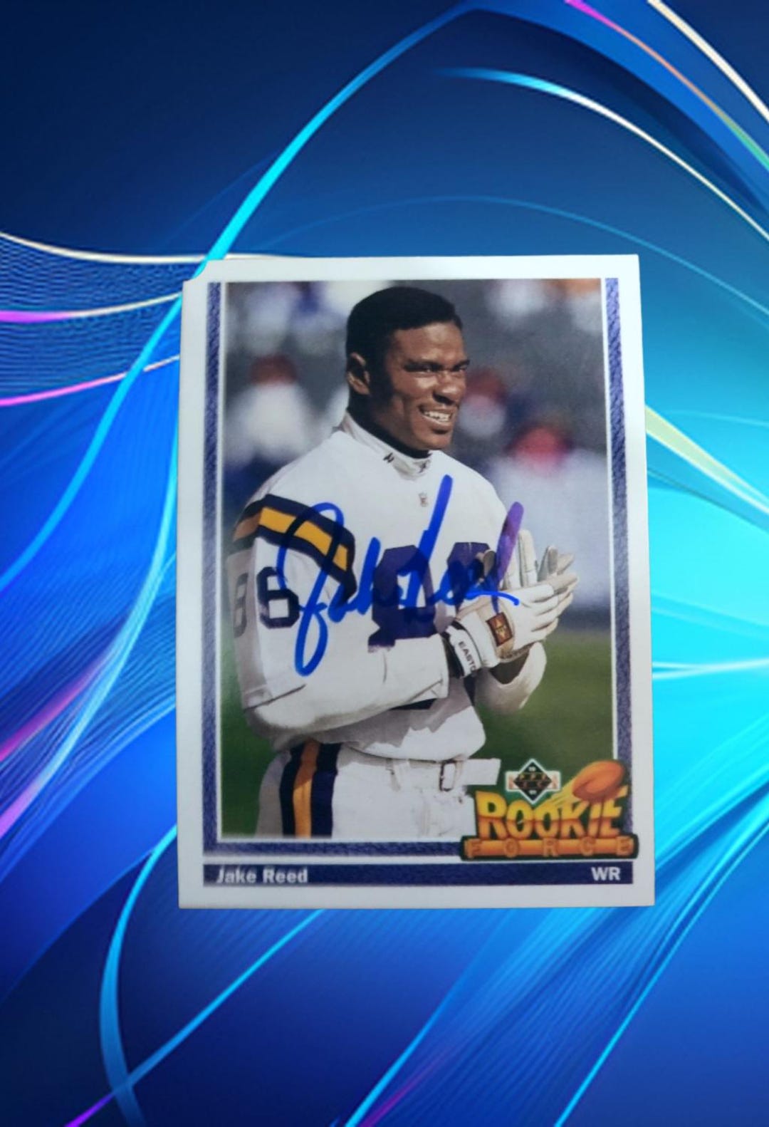 Jake Reed Rookie Autographed - Etsy