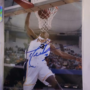 Foto rara autografada por Dwayne Wade em eventos de autógrafos - 100% autêntica, assinada em exposições de cartas, ofertas aceitas