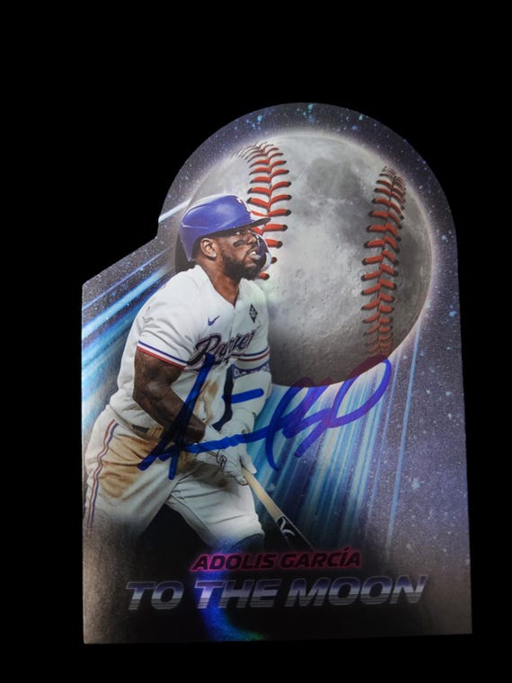 Adolis Garcia Rare Autographed Card Nice - Etsy