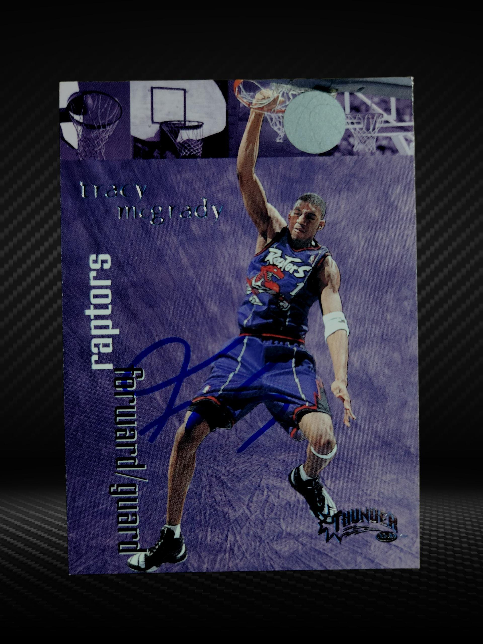 トレイシーマグレディー　直筆サイン　フォト　NBA ラプターズ Tracy McGrady Autographed 8x10 Photo Toronto Raptors Dunk Beckett