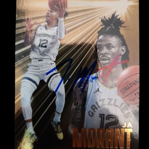 Ja morant seltenes Sammlerstück - Angebote nehmen an - kein COA Autogramm - Sportmemorabilie