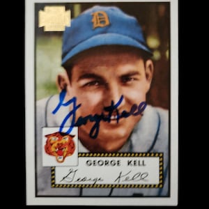 Handsignierte George Kelly Karte