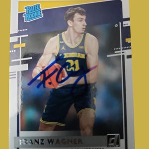 Franz Wagener Rookie signierte Karte