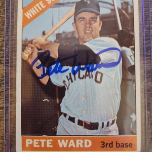 Carta autografata di Pete Ward