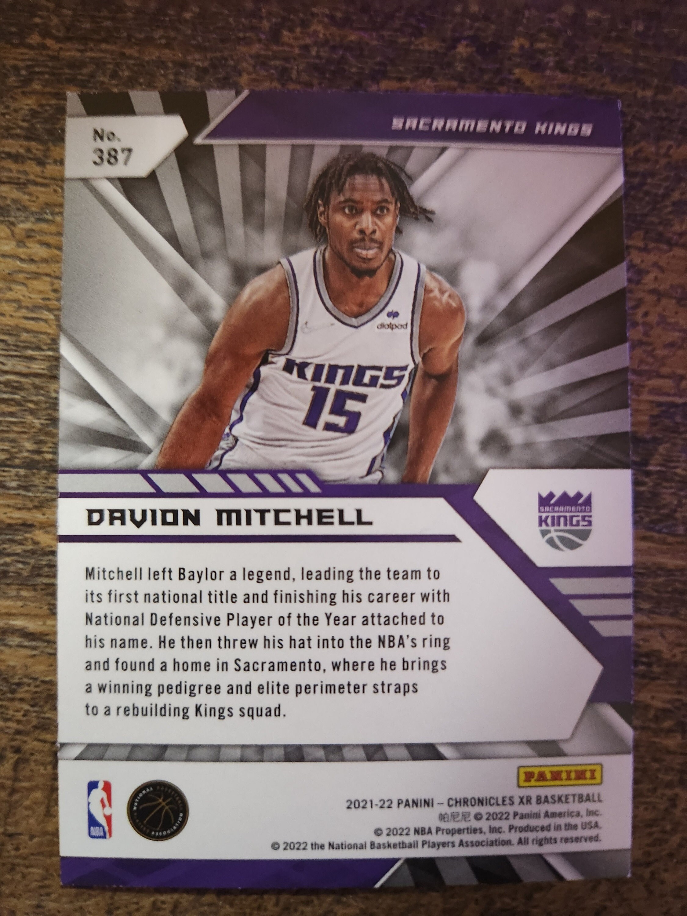Davion Mitchell rc autographed card - Etsy 日本