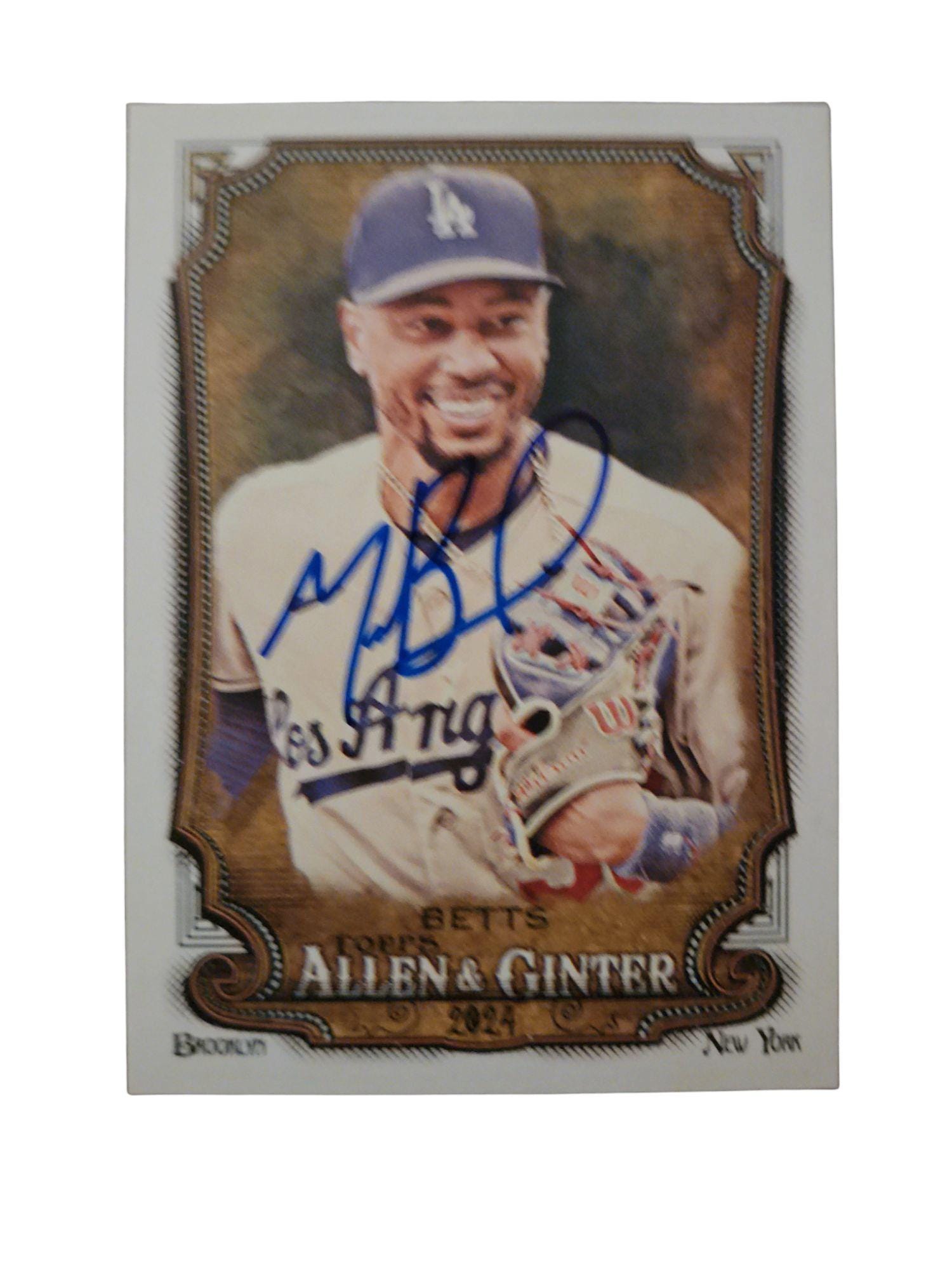 Mookie Betts Autographed Card - Etsy