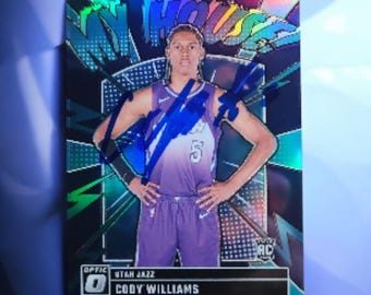 Cody  Williams  my house autographed card