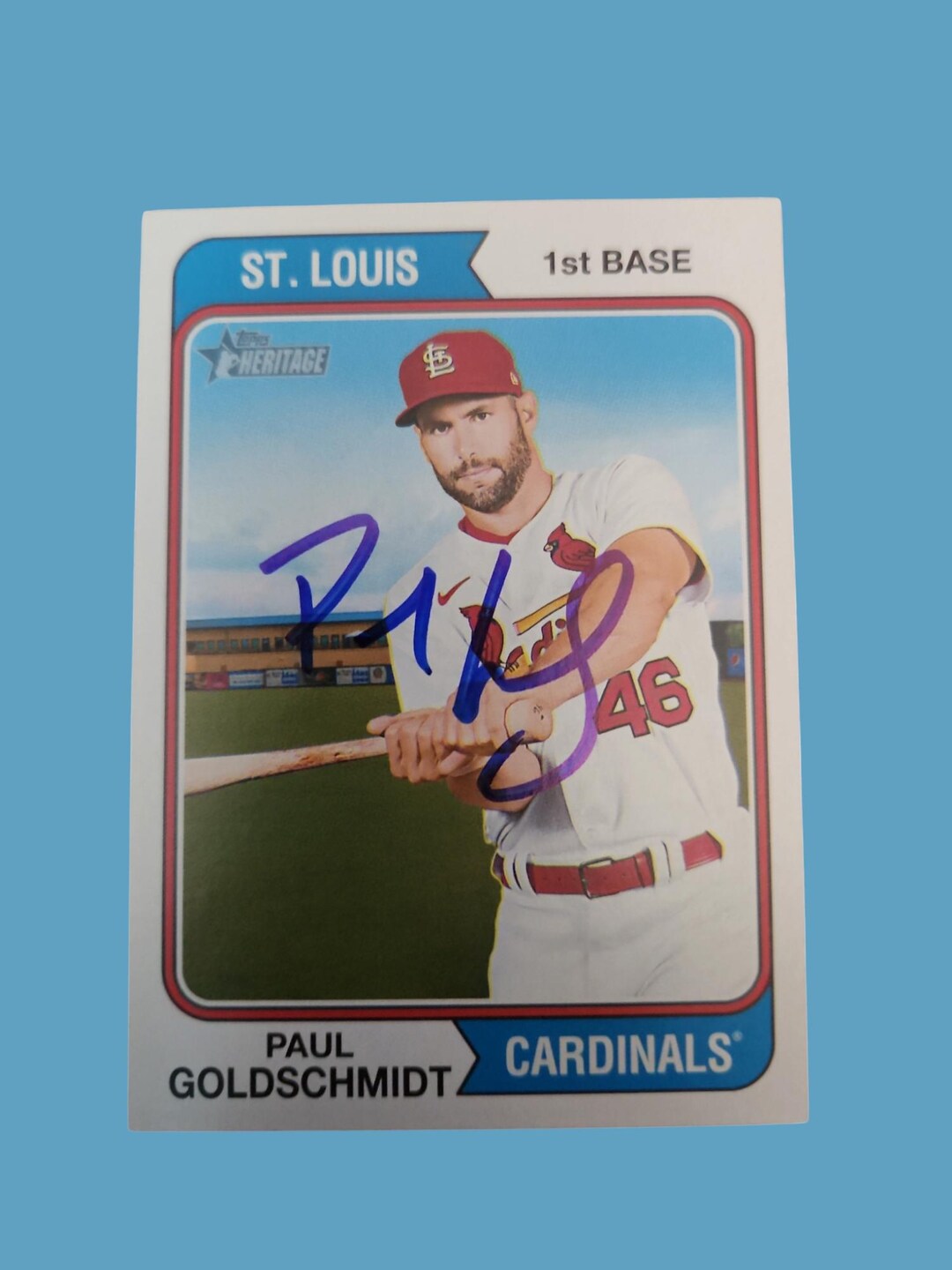 Paul Goldsmith Autographed Card - Etsy