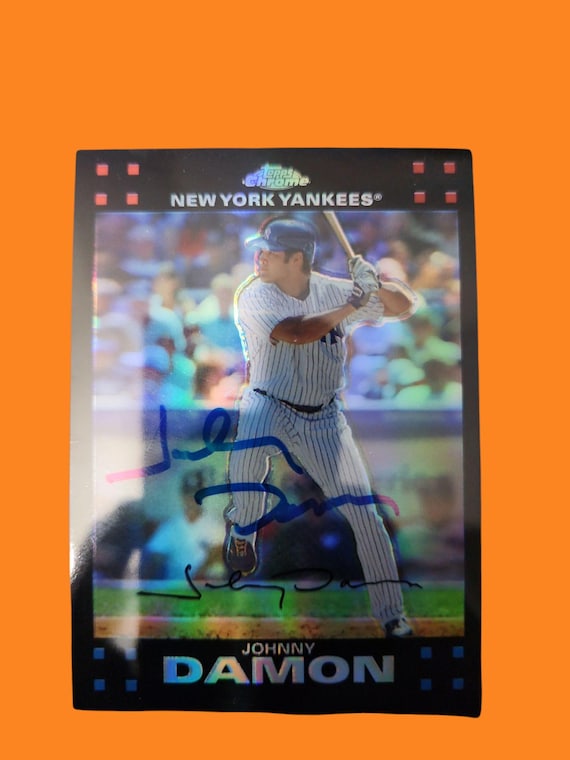 Johnny Damon Autographed Card