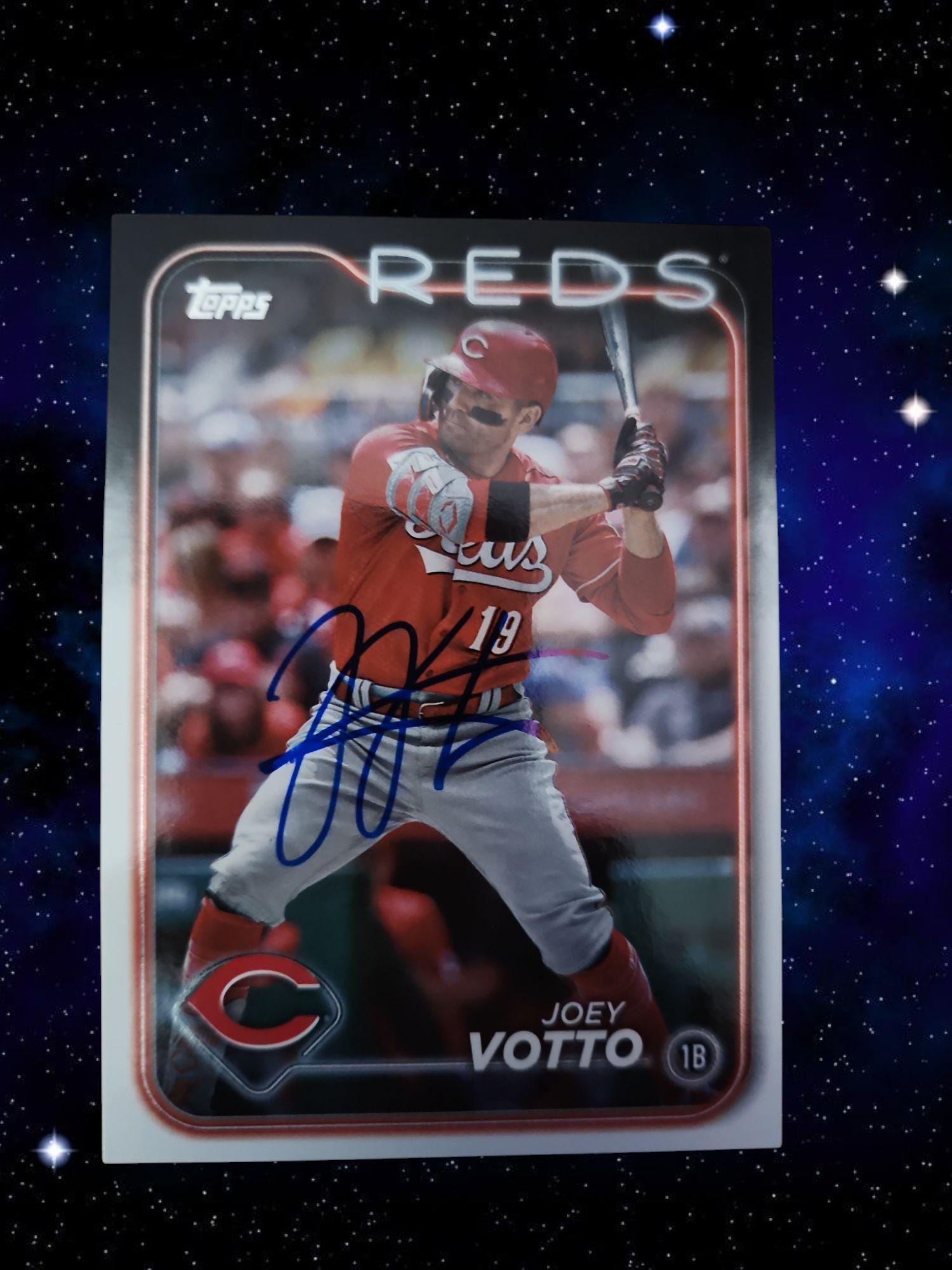 Joey Votto Autographed Card - Etsy