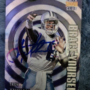Troy Aikman przygotuj się na kartę z autografem Dallas