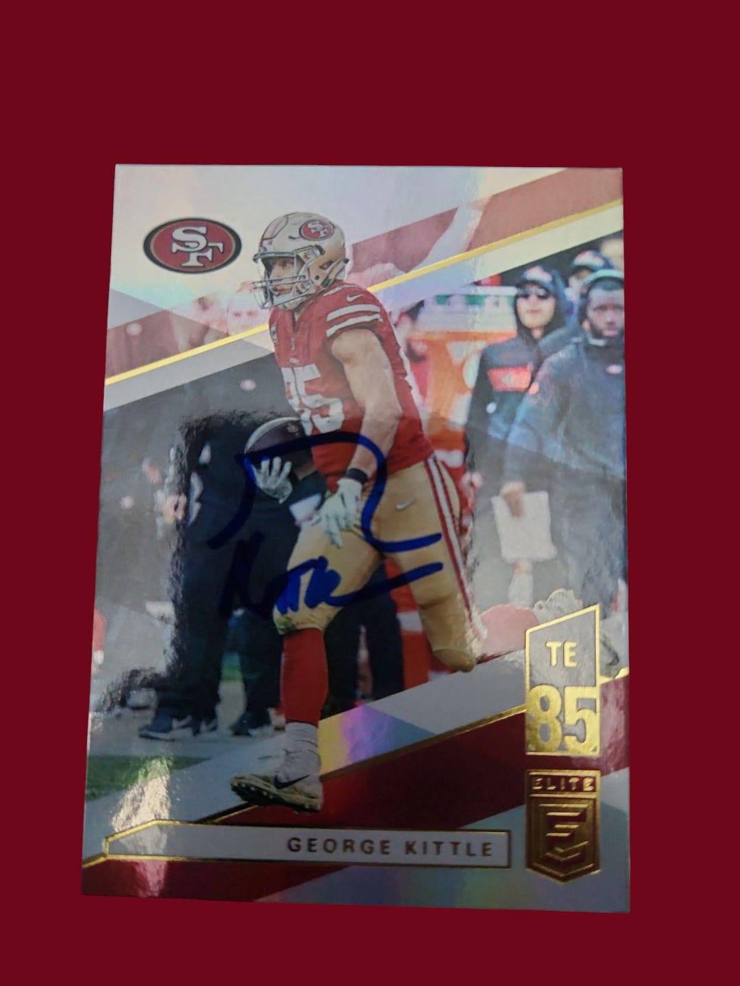 George Kittle Autographed Card - Etsy