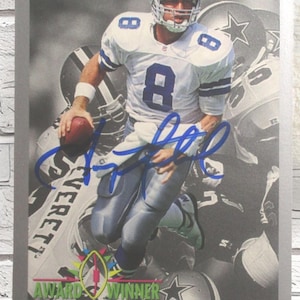 Troy Aikman przygotuj się na kartę z autografem Dallas