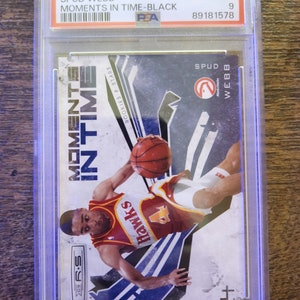 Spud Webb momenten tijd psa 9 zwart