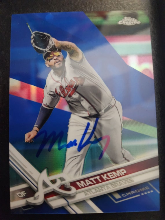 Matt kemp Autographed card nilumbered /150 - Etsy 日本