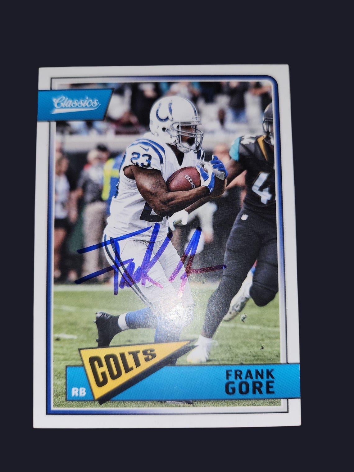 Frank Gore Insert Autographed Card - Etsy