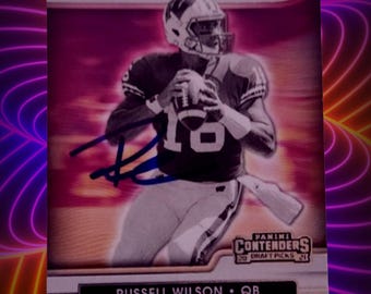 ラッセル・ウィルソン 直筆サイン入りルーキーカード（コア付き