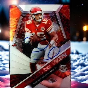 Patrick Mahomes autographed  card