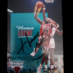 Cartão autografado de Horace Grant em shows de autógrafos, aquisições, leilões e armários – faça uma oferta
