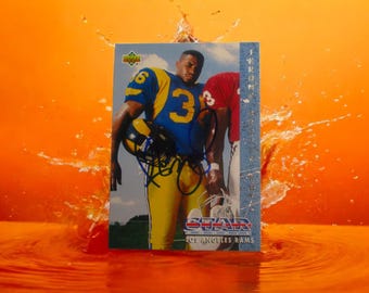Jerome  bettis   rookie autographed card nice