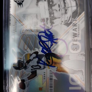 Kurt Warner autographed card