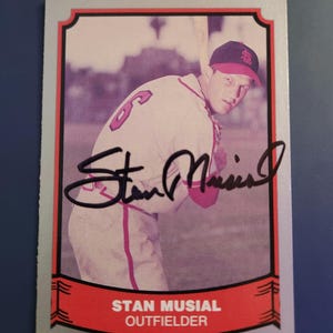 Stan musical autografato carta bella