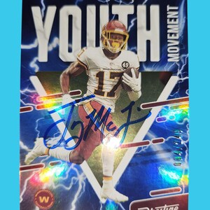 Gesigneerde Terry Mclaurin-kaart
