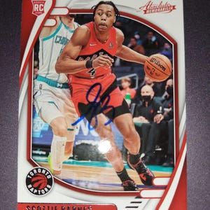 Carte autographiée Scottie Barnes