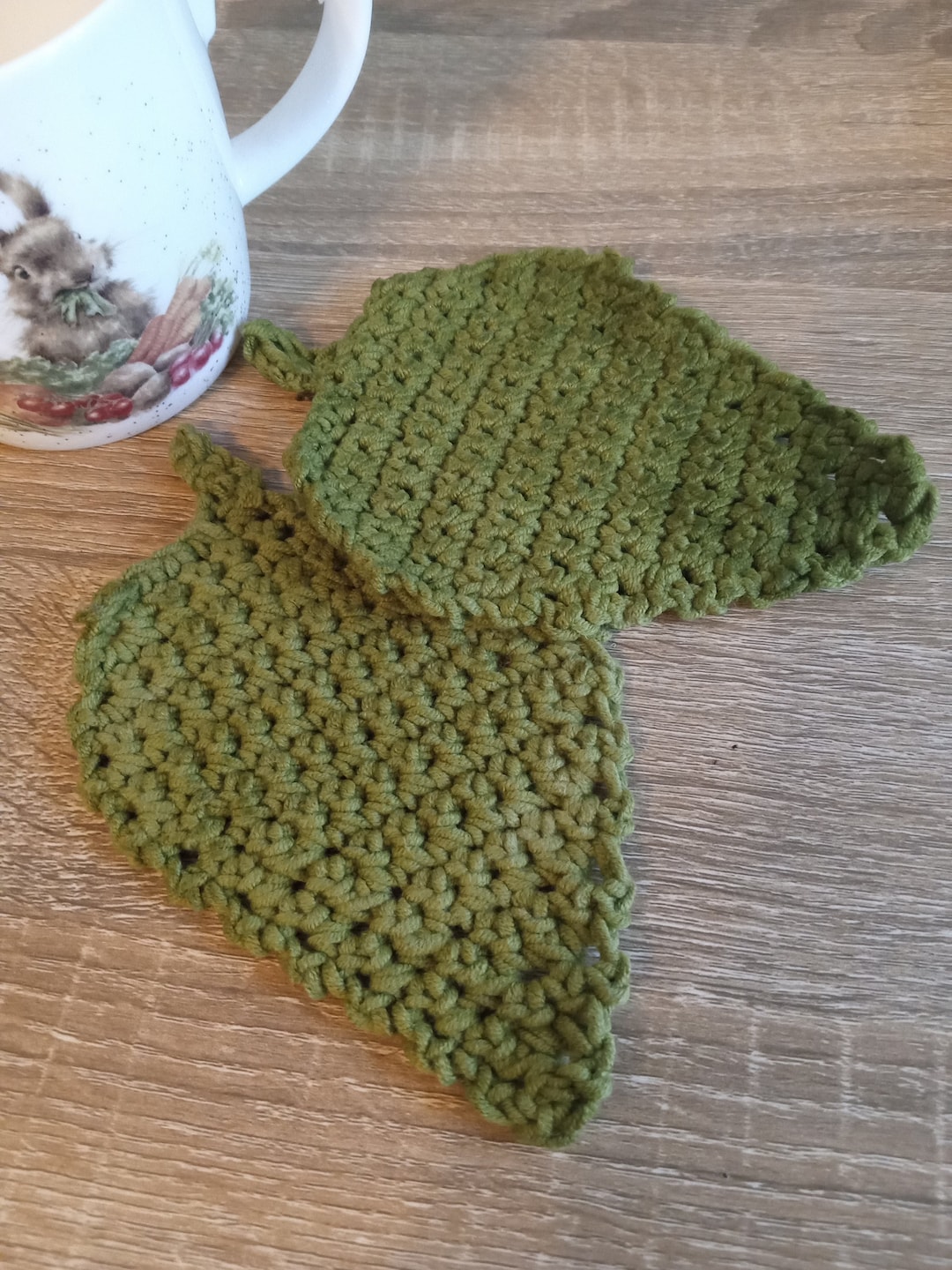Crochet Pattern - Leaf Coaster PDF Download - Etsy
