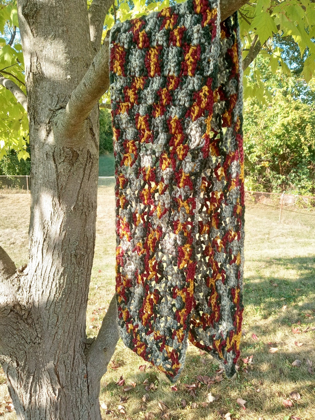 Crochet Pattern - Geometric Scarf PDF Download - Etsy
