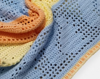 Crochet Pattern - Going Nuts Baby Blanket PDF Download