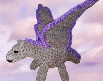 Crochet Pattern - Mythical Dragon PDF Download