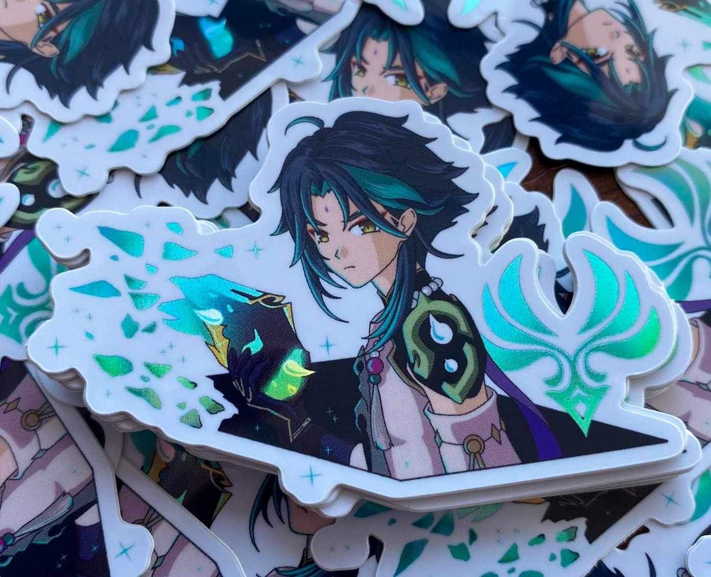 Gaoxiaode Sticker Genshin Impact Sticker Xiao - Etsy