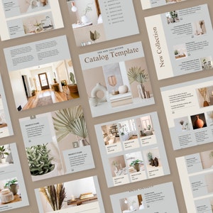 Versatile Catalog Template  Wholesale & Product Catalogs/Editable and Professional Linesheets/Lookbook Price List and More