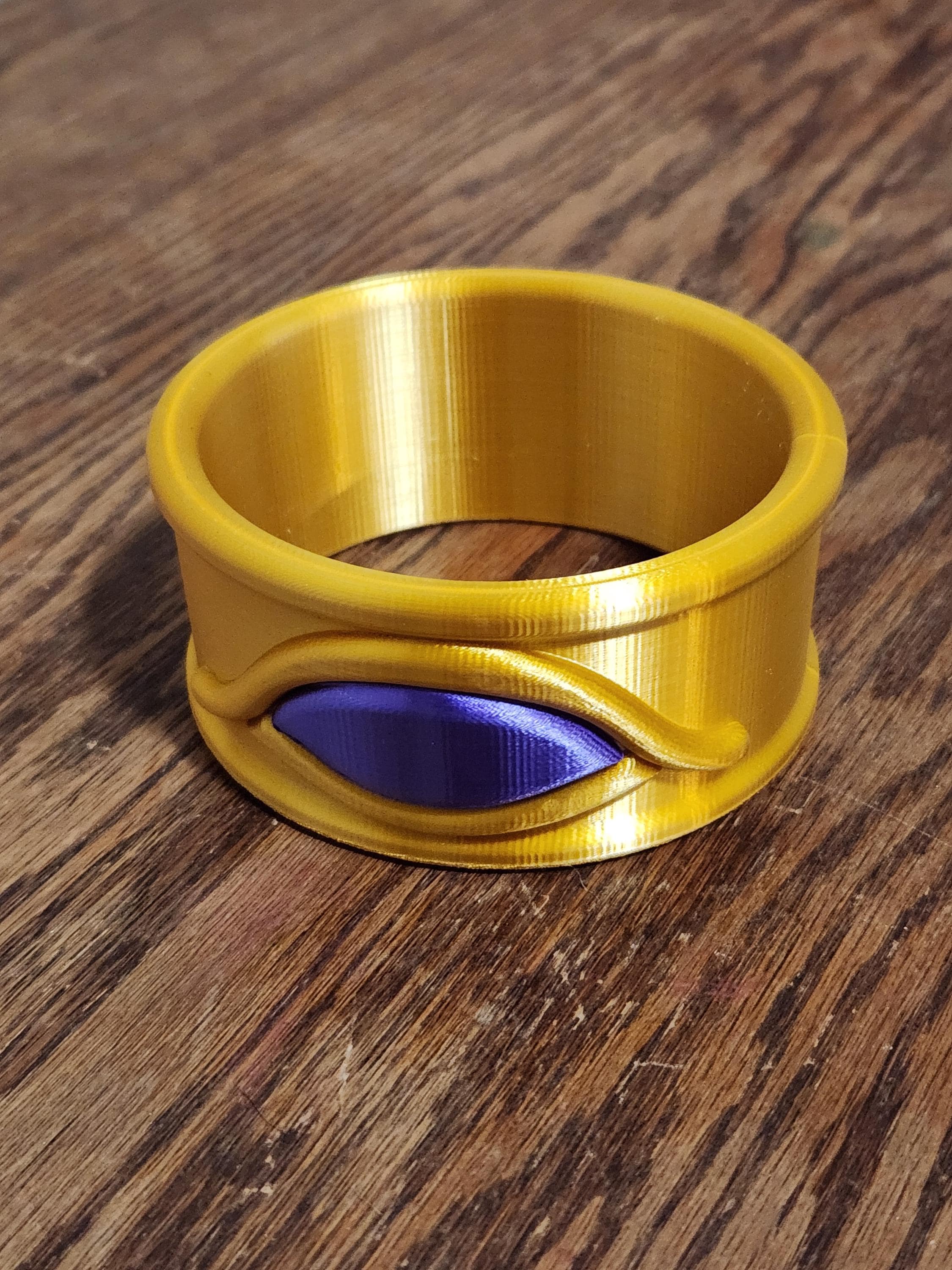 Fantasy Gold and Purple Bracelet (zelda Link Between Worlds