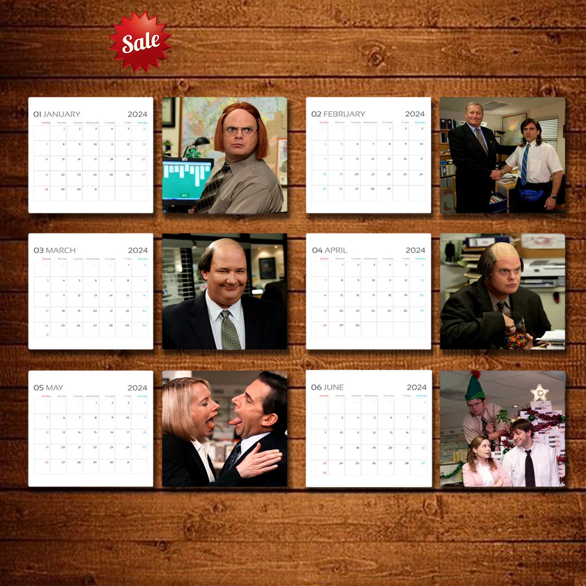 The Office Wall Calendar 2024 2024 The Office Desk Calendar The