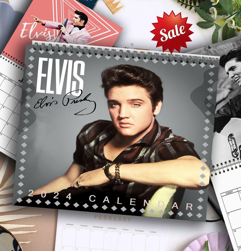 Elvis Wall Calendar 2024 , Elvis Presley 2024 Wall Calendar, the