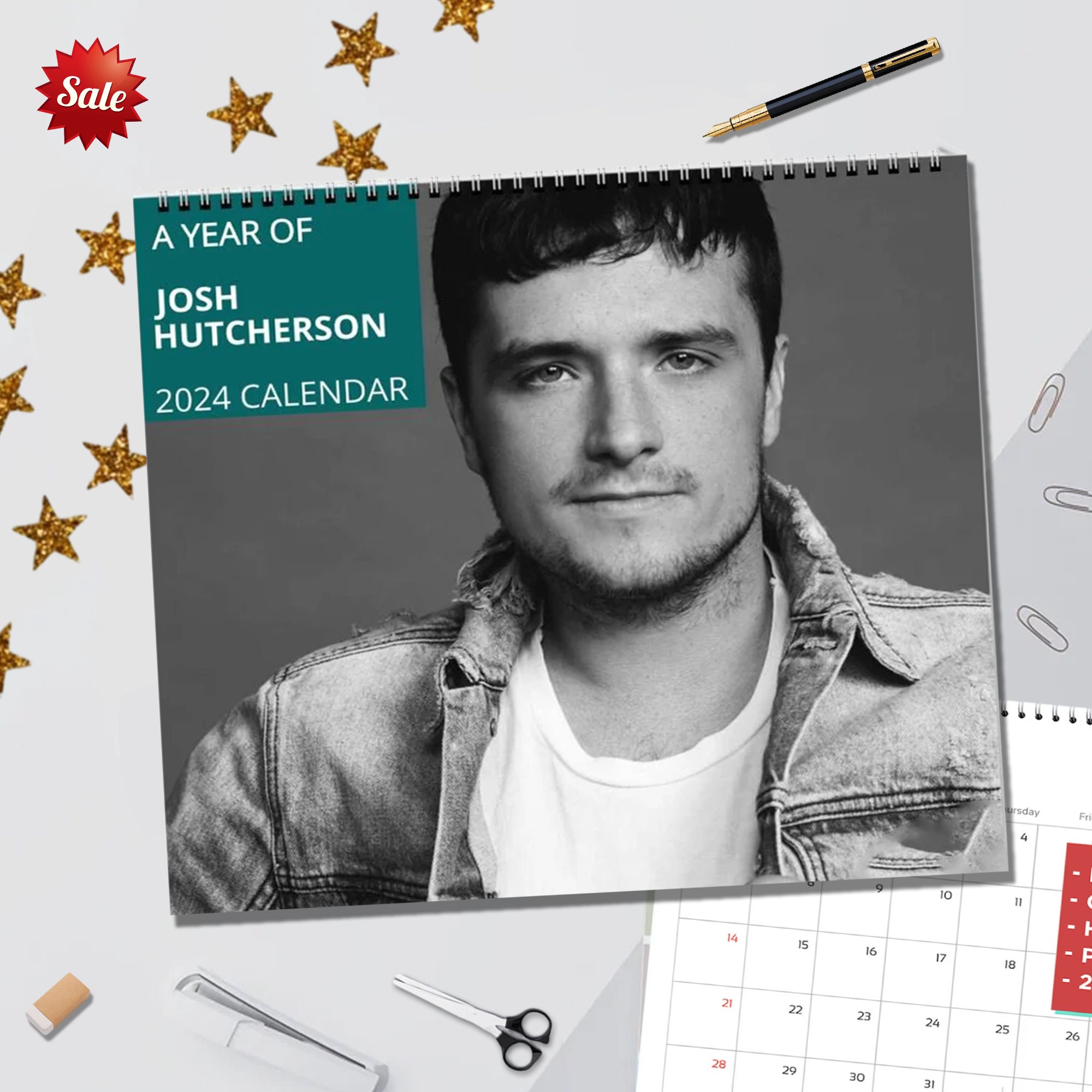 2024 Hutcherson Wall Calendar, Josh Hutcherson 2024 Wall Calendar