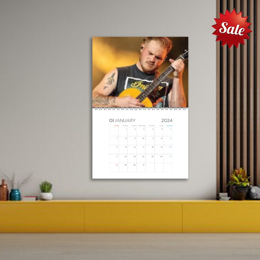 2024 Zach Bryan Wall Calendar, Zach Bryan Tour 2024 Wall Calendar, Wall