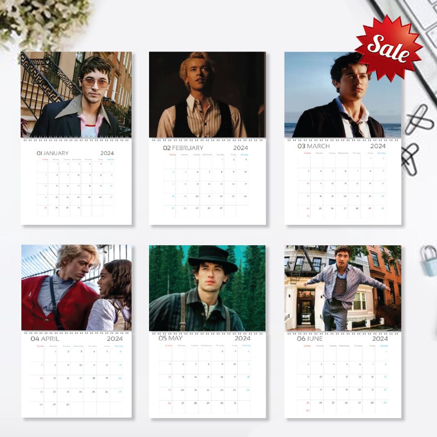 2024 Tom Wall Calendar, Blyth 2024 Wall Calendar, Celebrity Calendar 2024, Artist Calendar 2024